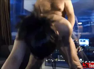 Cute Japanese girl gets facial and creampie after blowjob in love hotel 😍