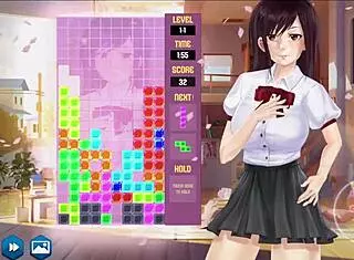 Gamer girls in hentai anime