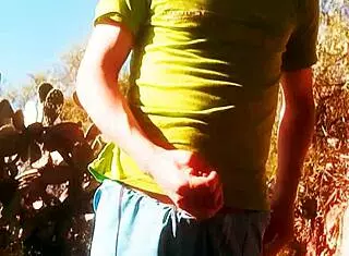 Guy masturbates alone, contrasting his hidden desires with everyday reality