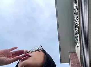 Medical student Amaf Elle Lee returns the favor to her tutor with wild sex!