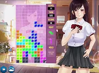 Gamer girls in hentai anime