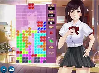 Gamer girls in hentai anime