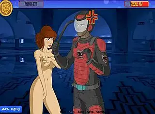 sexy ninja girl licks pussy in big city