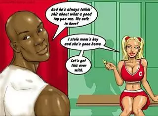 i can't resist these hot blonde cartoon babes with huge cocks