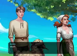 I see Boriss cock gettin harder after big boobs Myrtle shows in sexy lingerie