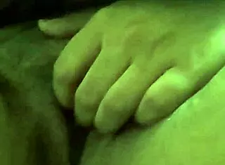 Homemade interracial BBW masturbation close-up with Evers and Anna in amateur fat scene