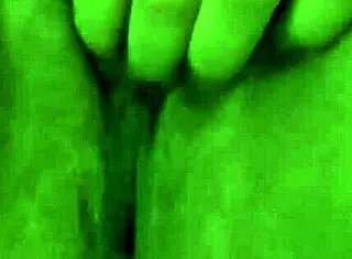 Homemade interracial BBW masturbation close-up with Evers and Anna in amateur fat scene