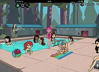 camppinewood - all scenes with wendy e1 32 featuring hentai anime sex tits and game elements