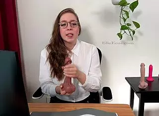 your first sessions with the cum counsellor involve dirty talk and masturbation