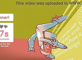 Furry Hentai Fucks Ceiling Lamp Anal Plug