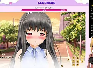 vtuber lewdneko plays love cubed with creampie scenes!