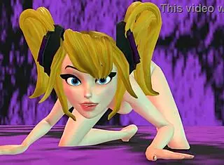 get a taste of 3d cartoon model's slim thick curvy booty