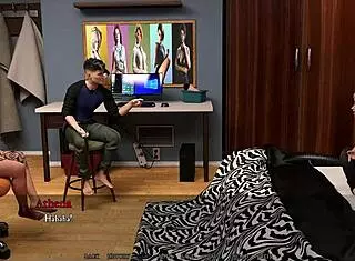 i met the hot cashier in the 3d cartoon game - level 20 30 bare witness 10