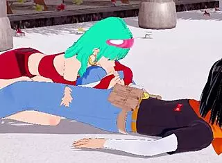 Koikatsu Bra C18 Dragon Ball Sex Blowjob Handjob Cumshot Uncensored