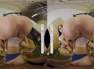 Aiden Ashley and friends surprise personal trainer naughtily