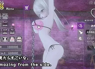 dark dominance trial with crossdressing in anime hentai game