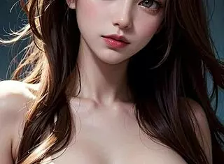 Ai Generated Model Girl With Big Tits And Balloon Art 14