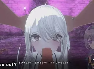 dark dominance trial with crossdressing in anime hentai game