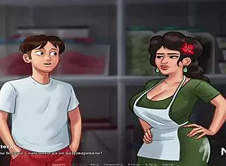 In Summertime Saga, big mature Mexican ass shines in episode 1-43