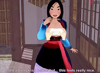 Fa Mulan Engages in Wild Sex in FantasyKing3 Animation