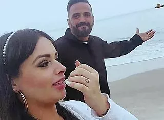 Angel Lima Licks Tony Tigrao's Big Ass on the Beach.