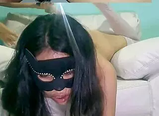 My friend tortures me with giant monstrous dildo intensely.