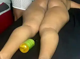 practicing sensual massage on my step sister 😊