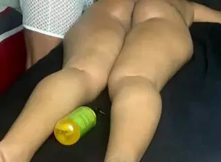 practicing sensual massage on my step sister 😊