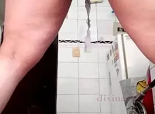 teen plays with cock on hot video call