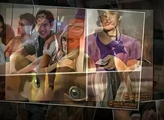 Nicole Heat Tied Up in Intense Facial Comic