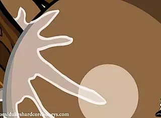 Ebony BBW Takes Huge Cock Up Ass!