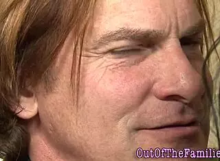 in this reality scene, the black stepdaughter gives a hardcore blowjob while fingering herself