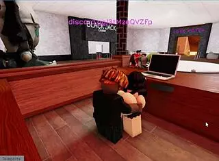 Cheating Roblox Girl Takes Monster Big Black Cock in Hentai Anime