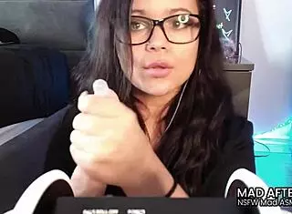 nsfw asmr joi roleplay with glasses, cock, and vibrator jerk off instructions