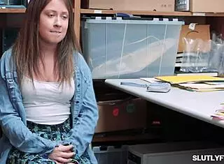 Summer Brooks Boldly Blows Cock After Shoplifting