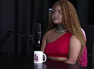 Black Duquesa in sheer red wants gang bang!