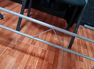 Sexy mexican secretary nataly in risky public skirt at university.