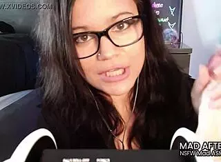 nsfw asmr joi roleplay with glasses, cock, and vibrator jerk off instructions