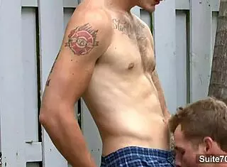Gay Man Sucked And Fucked Outdoors