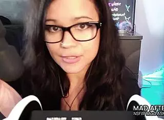 nsfw asmr joi roleplay with glasses, cock, and vibrator jerk off instructions