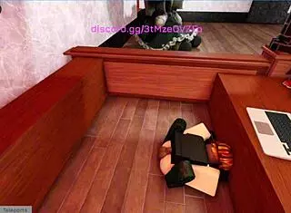 Cheating Roblox Girl Takes Monster Big Black Cock in Hentai Anime