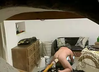 Peeping Tom Watching Gay Couple