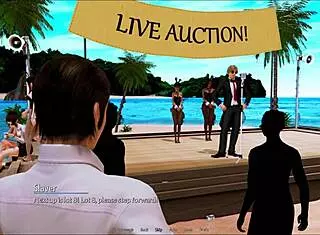 Exploring the harem hotel in room 305 during a game