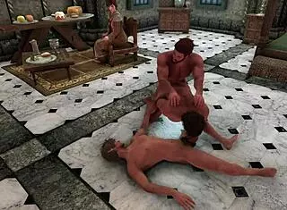 Three Men Fucking Hard Indoors - Bareback Action!