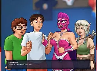 Hot Gym Teacher Uses Dildo And Toys In Summertime Saga