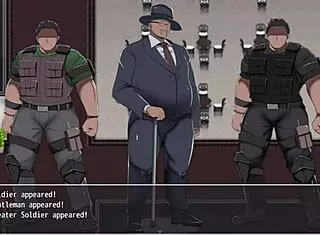 The base chief is eager to fuck the protagonist and her friend in living fleshlight strike squad part 3! 🔥