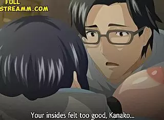 In this hentai, the beautiful wife tries a big cock for the first time.