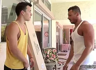 Horny Boss Angelo Marconi Fucks Twink David Plaza In Outdoor Anal 😏