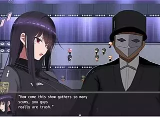 The base chief is eager to fuck the protagonist and her friend in living fleshlight strike squad part 3! 🔥