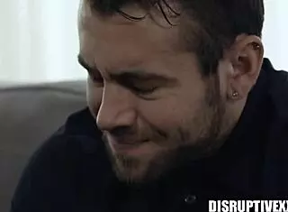 The creepy guy ordered a hunk prostitute for a taboo fuck, including blowjob and rimjob